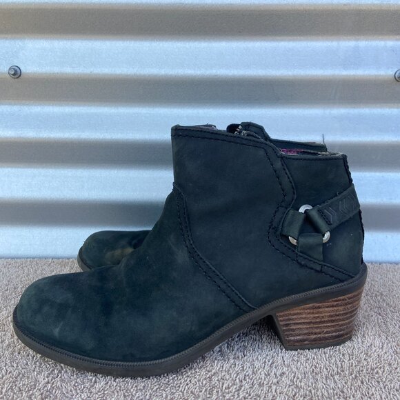 TEVA Women's 7 'Foxy' Leather Ankle Boots with Zipper - Picture 3 of 7